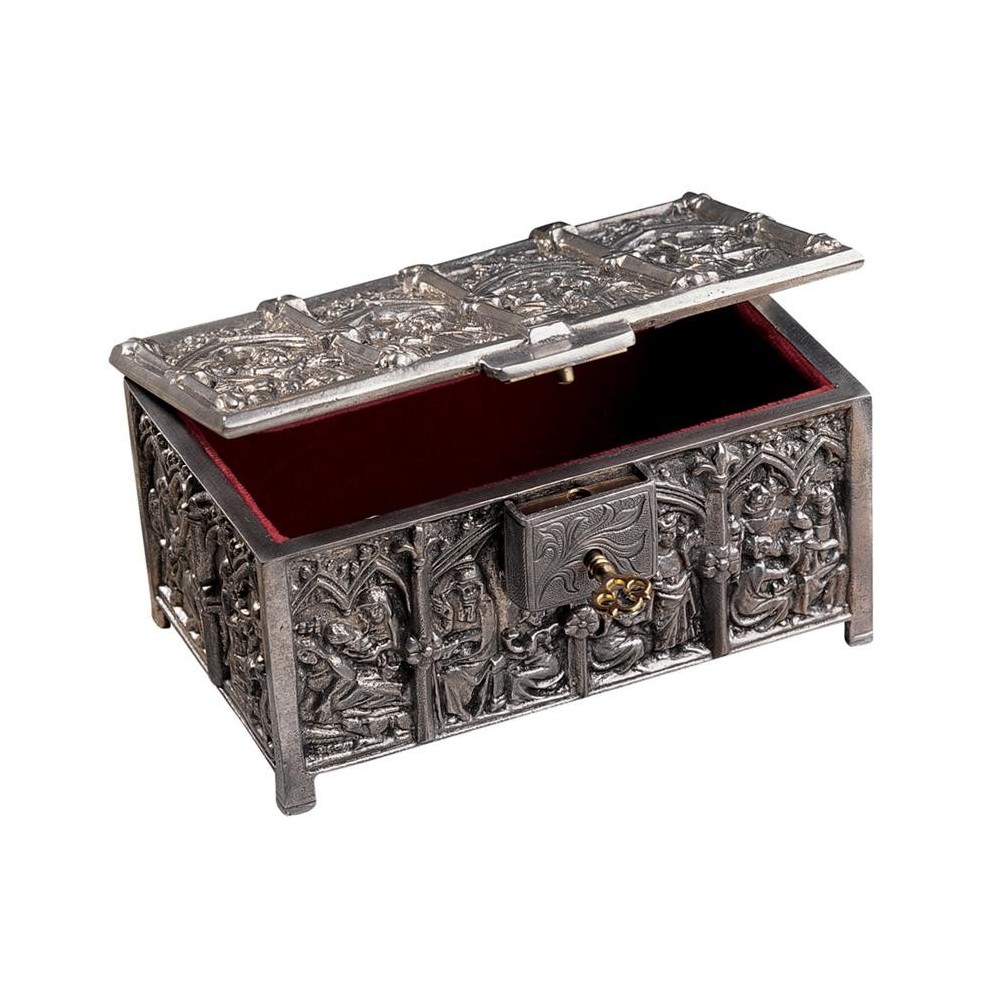 Design Toscano Cotswold Cathedral Pewter Jewel Box