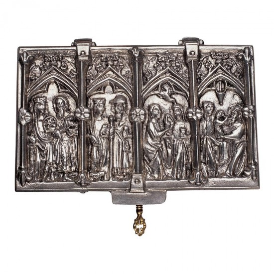 Design Toscano Cotswold Cathedral Pewter Jewel Box