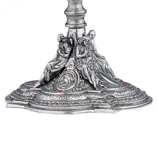 Design Toscano Set Of 2 Santa Croce Pewter Chalices