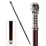 Design Toscano Alas Poor Yorick Walking Stick