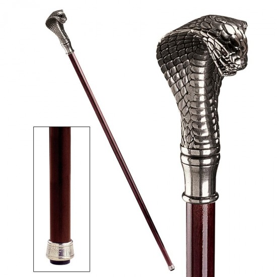 Design Toscano Cobra Walking Stick