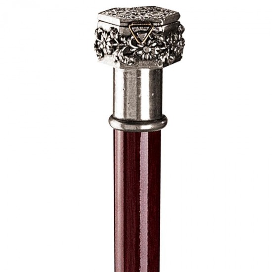 Design Toscano Ornate Pill Box Walking Stick