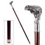 Design Toscano Perching Frog Handle Walking Stick