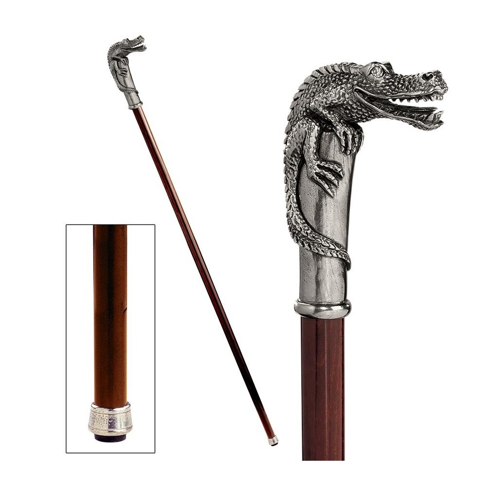 Design Toscano Alligator Walking Stick