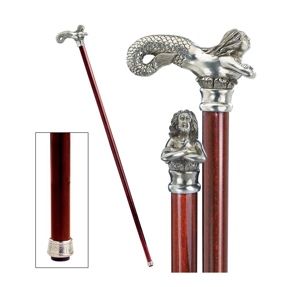 Design Toscano Mermaid Walking Stick