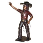 Design Toscano Little Cowgirl Hand Up