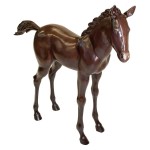 Design Toscano Standing Foal Bronze Statue