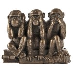 Design Toscano See Speak Hear No Evil Monkeys Figurine