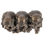 Design Toscano See Speak Hear No Evil Monkeys Figurine