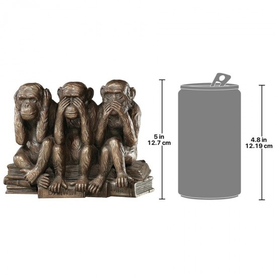 Design Toscano See Speak Hear No Evil Monkeys Figurine