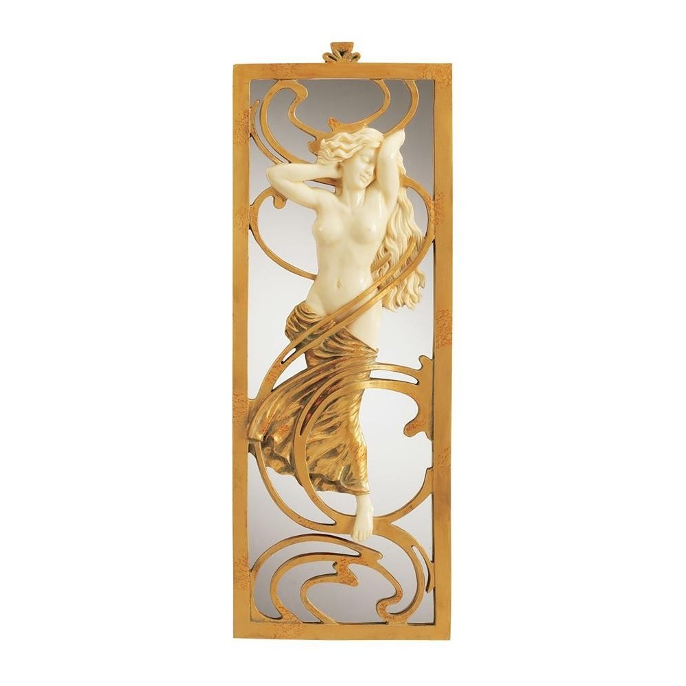 Design Toscano Parisian Salon Art Nouveau Mirror Design Toscano Parisian Salon Art Nouveau Mirror