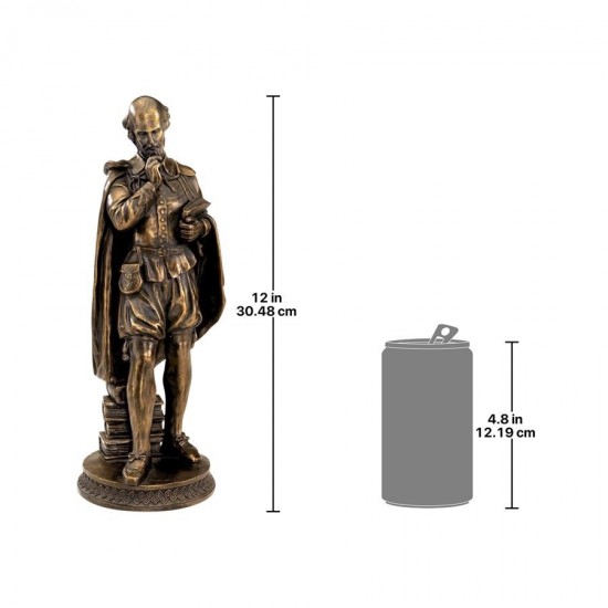 Design Toscano Pondering Shakespeare Statue