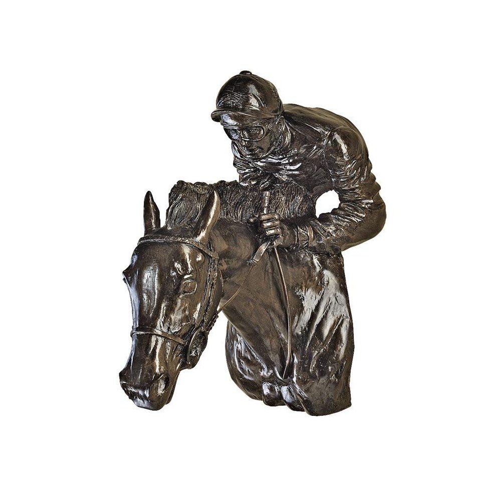 Design Toscano Racing The Wind Jockey Frieze Design Toscano Racing The Wind Jockey Frieze