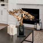 Design Toscano Modern Horse Head On Base