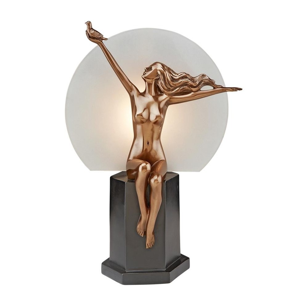 Design Toscano The Carrier Pigeon Lamp Design Toscano The Carrier Pigeon Lamp