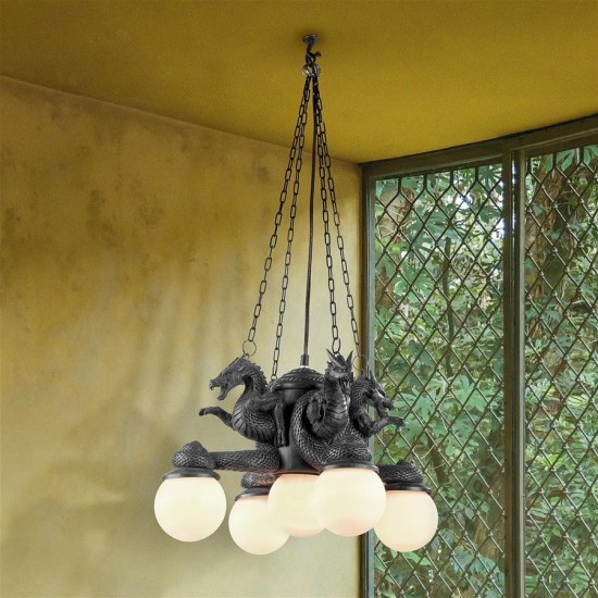 Design Toscano Four Dragons Of The Cardinal Directions Chandelier