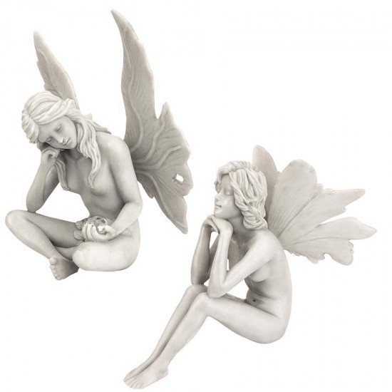 Design Toscano S/2 Secret Garden Fairies