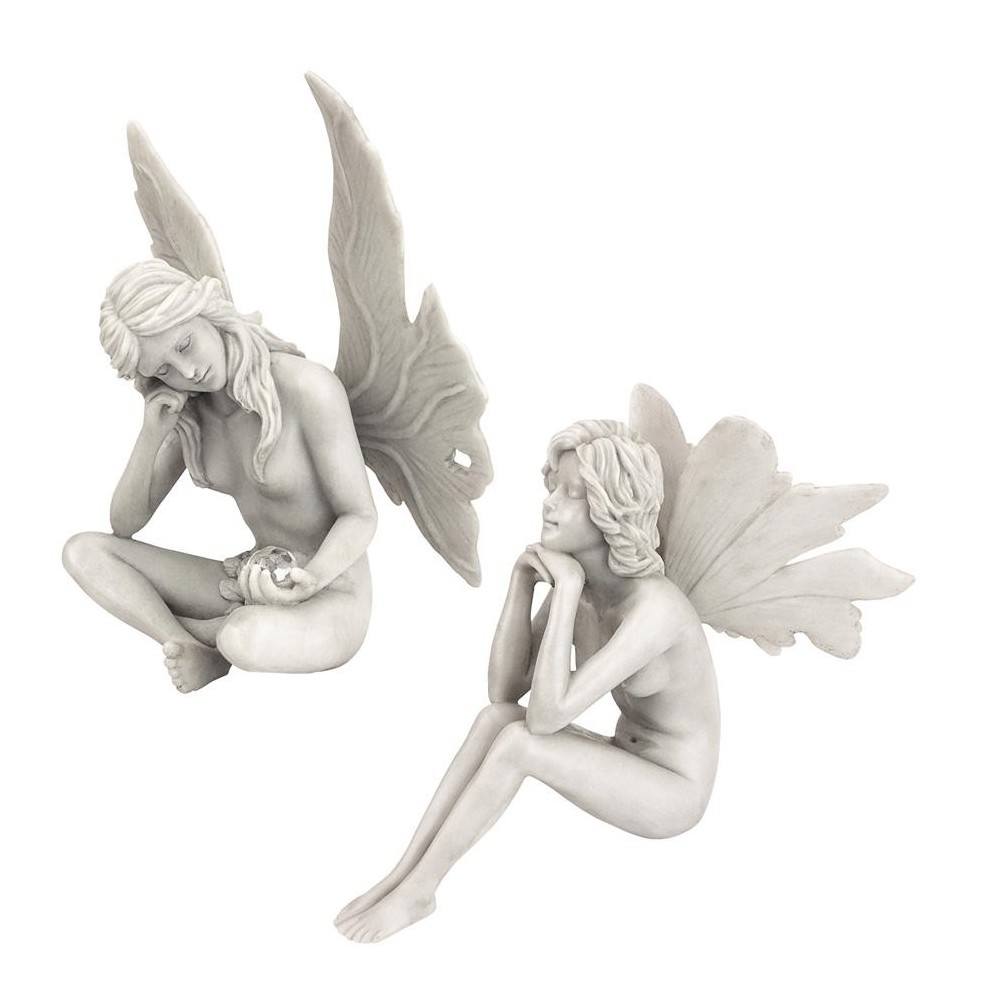 Design Toscano S/2 Secret Garden Fairies Design Toscano S/2 Secret Garden Fairies