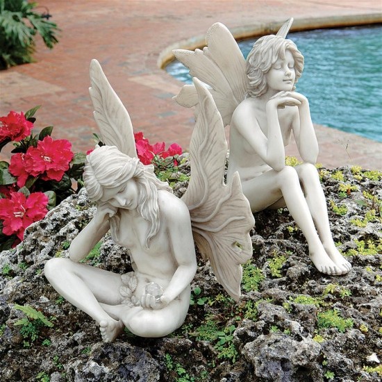 Design Toscano S/2 Secret Garden Fairies