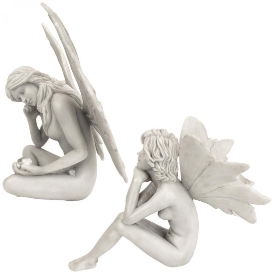 Design Toscano S/2 Secret Garden Fairies