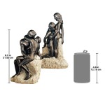 Design Toscano S/ The Kiss & Ashore By Rodin