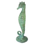 Design Toscano Seahorse Bronze Garden Statue