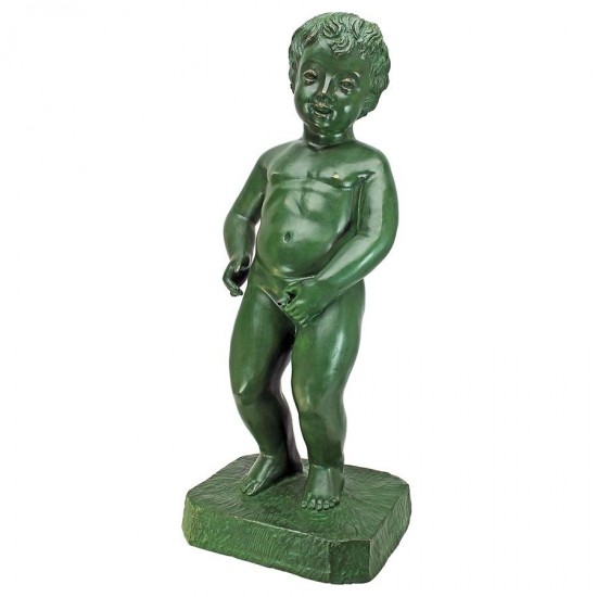 Design Toscano Peeing Boy Of Brussels Bronze Statue