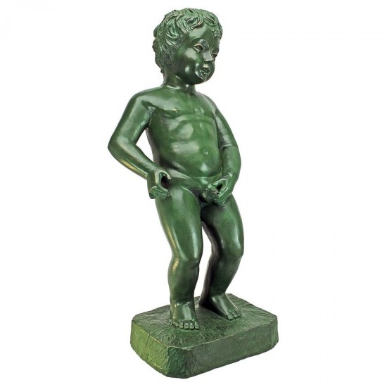 Design Toscano Peeing Boy Of Brussels Bronze Statue