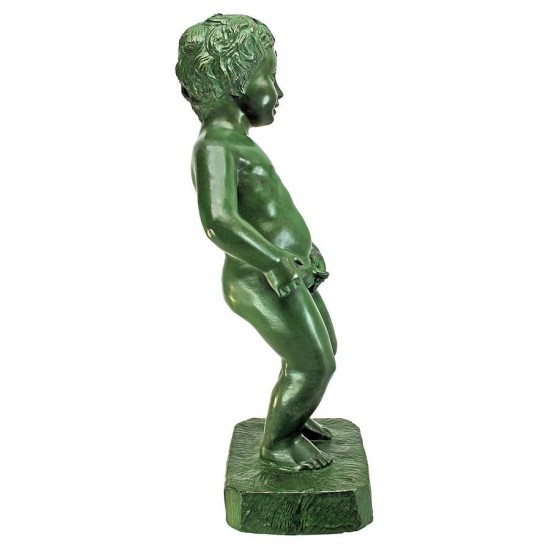 Design Toscano Peeing Boy Of Brussels Bronze Statue