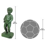 Design Toscano Peeing Boy Of Brussels Bronze Statue