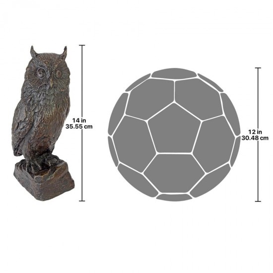 Design Toscano Owl Bronze Statue