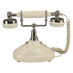 Design Toscano Brittany Neophone 1929 Telephone-White