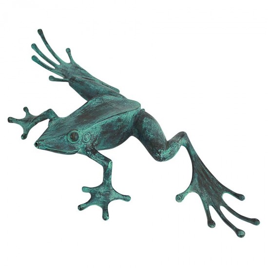 Design Toscano Tree Frog Bronze Statue