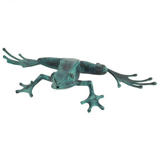 Design Toscano Tree Frog Bronze Statue