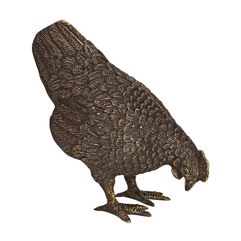 Design Toscano Barnyard Hen Bronze Statue