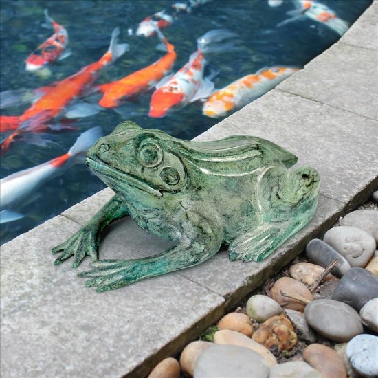 Design Toscano Small Bull Frog Statue