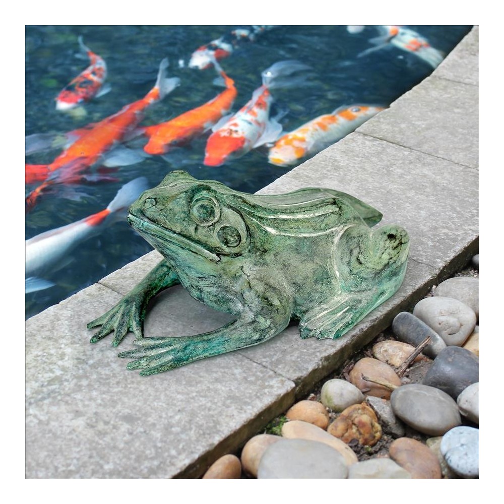 Design Toscano Small Bull Frog Statue