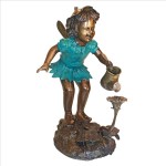 Design Toscano Francine Fairy Gardener Bronze Statue