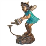 Design Toscano Francine Fairy Gardener Bronze Statue