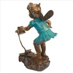 Design Toscano Francine Fairy Gardener Bronze Statue