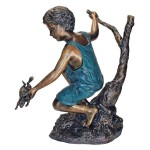 Design Toscano Catch & Release Boy With Frog Bronze