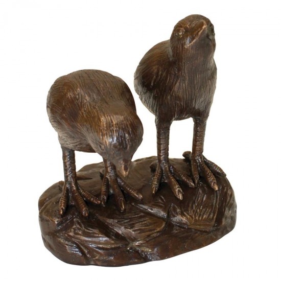 Design Toscano S/4 Bronze Quail Statues