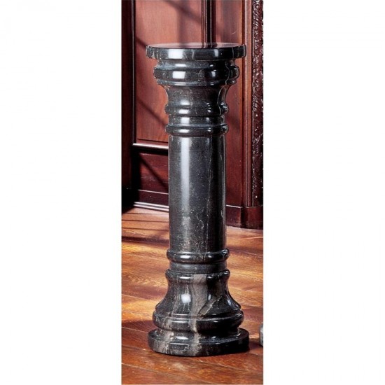 Design Toscano Charcoal (Black) 31 In Marble Column