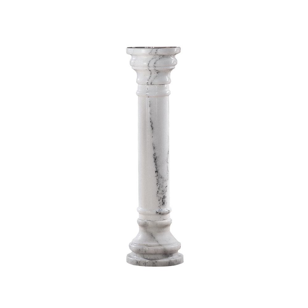 Design Toscano White 40 In Marble Column