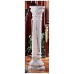 Design Toscano White 40 In Marble Column