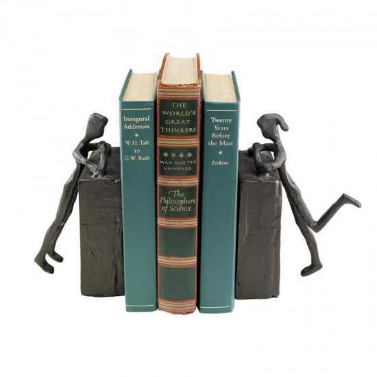 Design Toscano Over The Bookshelf Bookends