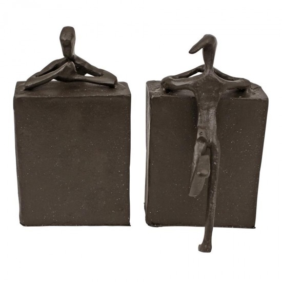 Design Toscano Over The Bookshelf Bookends