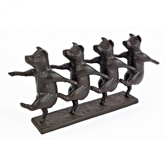 Design Toscano Dancing Pigs Chorus Line Statue