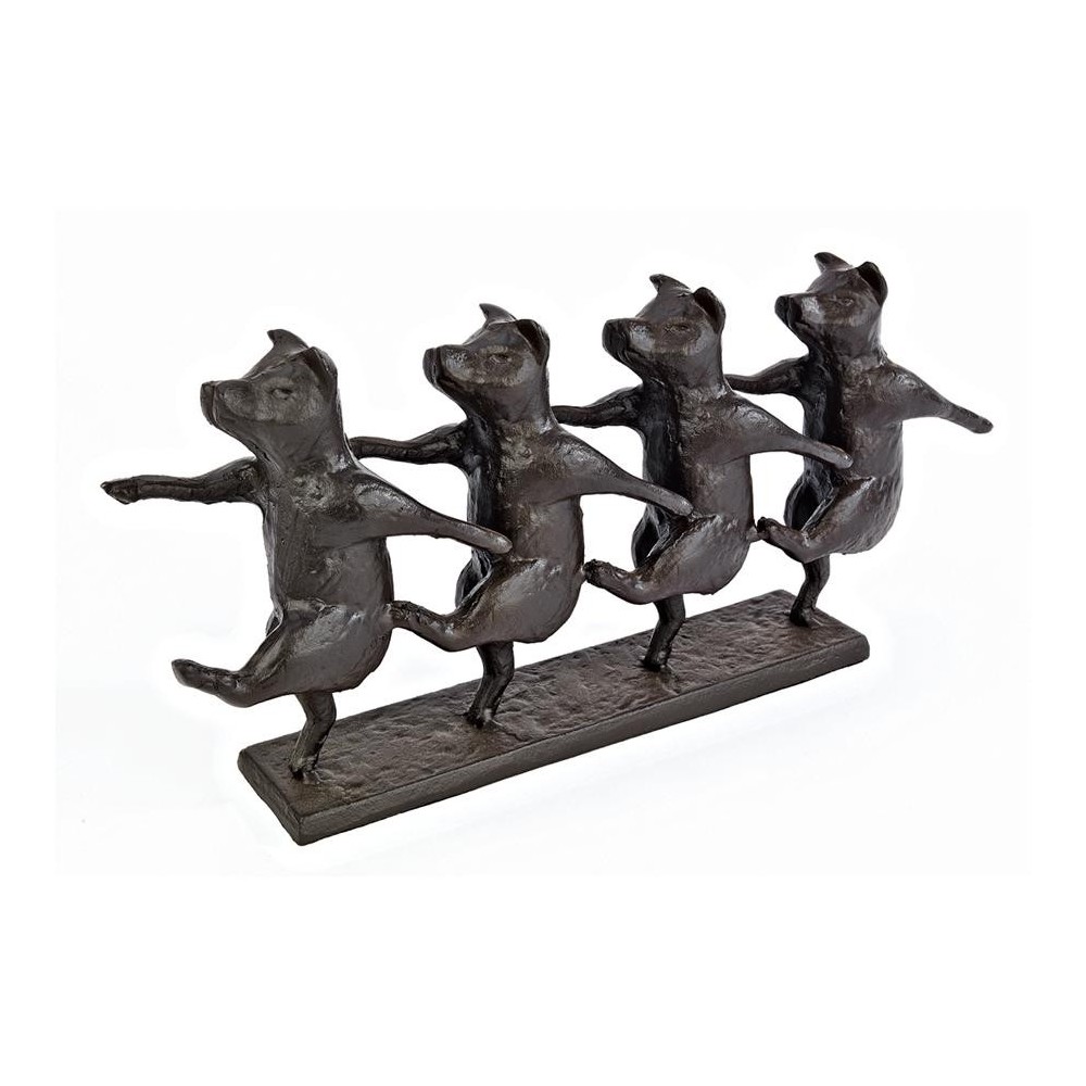 Design Toscano Dancing Pigs Chorus Line Statue