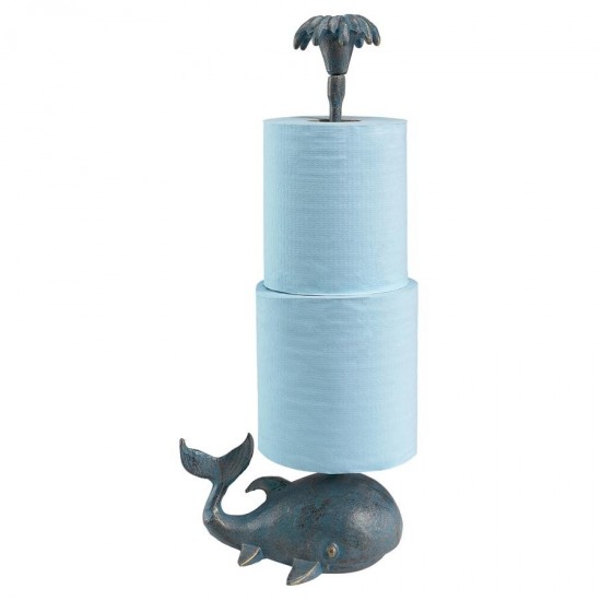 Design Toscano Whale Of A Tale Paper Towel Holder